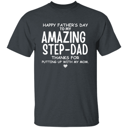 To MY AMAZING STEP-DAD TShirt | Perfect Father's Day Gift for Step-Dad |Birth Day Gift