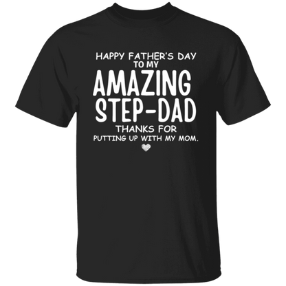 To MY AMAZING STEP-DAD TShirt | Perfect Father's Day Gift for Step-Dad |Birth Day Gift